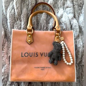 Louis Vuitton Custom PVC Shopping Bag with Keychain